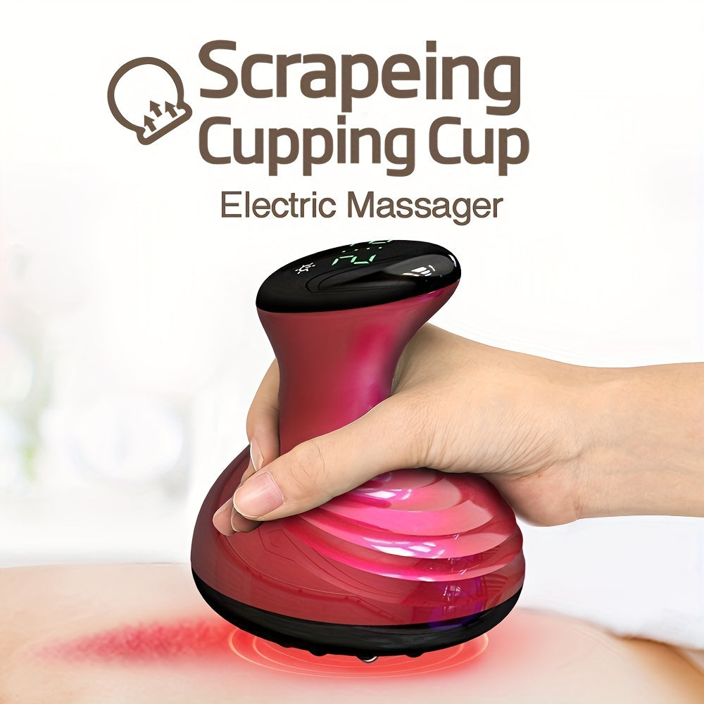 NNETM Intelligent Vacuum Cupping Massage Device - Red-1