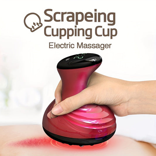 NNETM Intelligent Vacuum Cupping Massage Device - Red-1