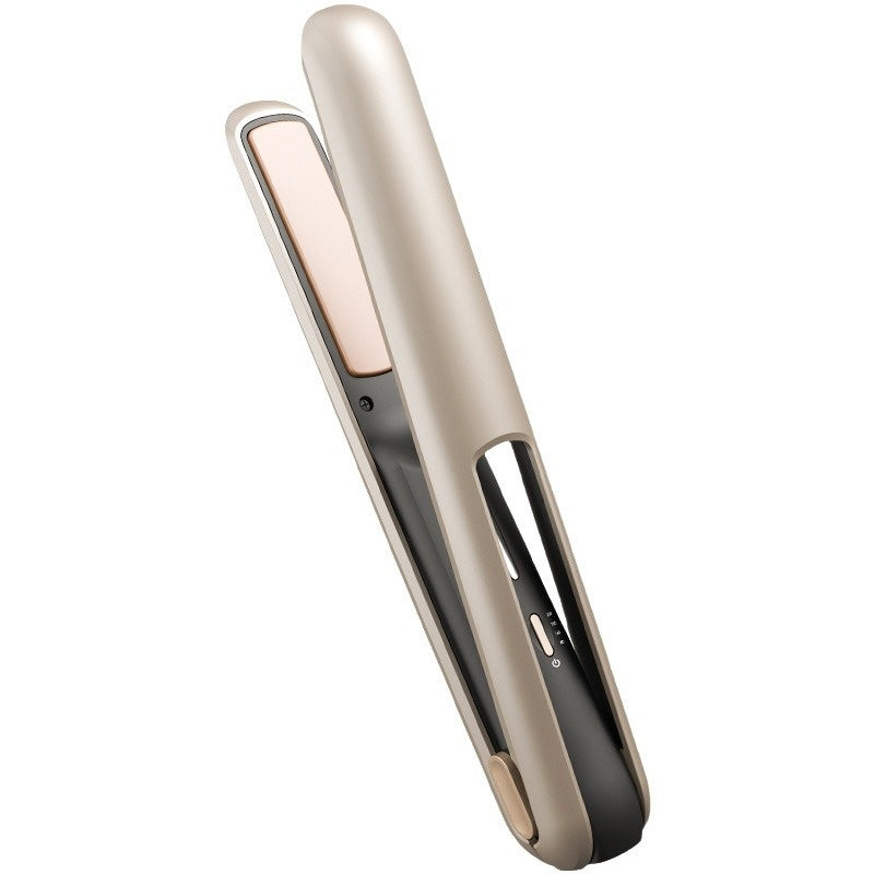 NNEDSZ Starry  Gray Wireless USB Charging Hair Straighteners Volume Straight Two-in-one-4